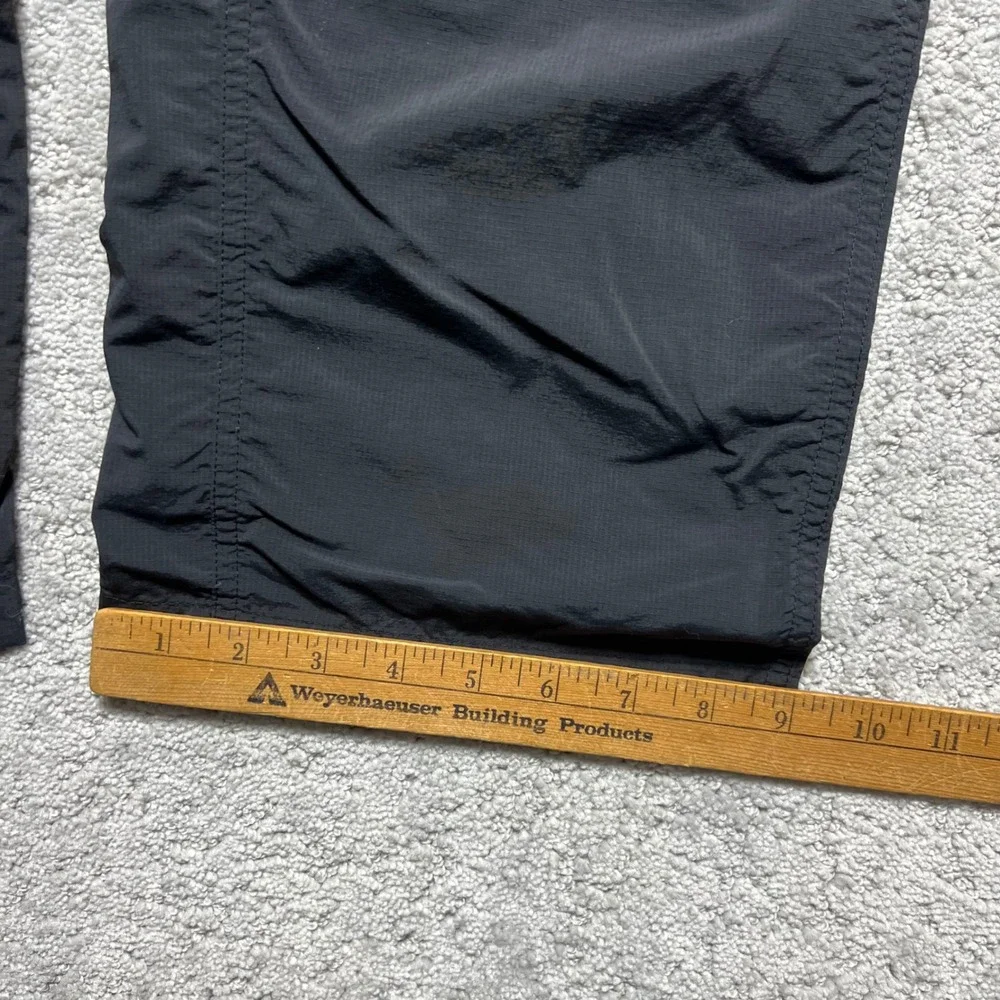 Columbia Cargo Pants Mens 36x32 Black Convertible Silver Ridge Omni-Shade Hike - Picture 14 of 15